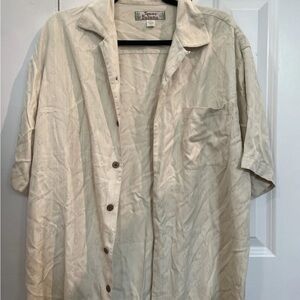 Tommy Bahama Beige Patterned Shirt